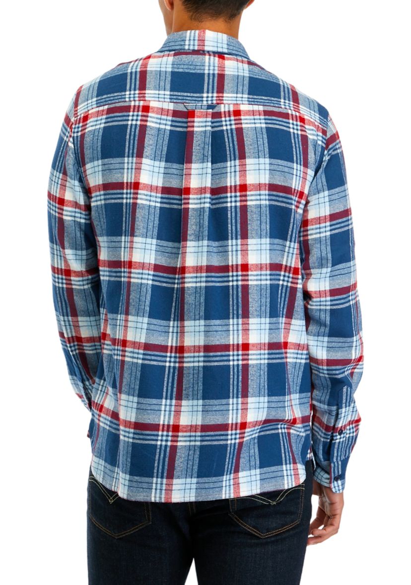Long Sleeve 2 Pocket Flannel Shirt  