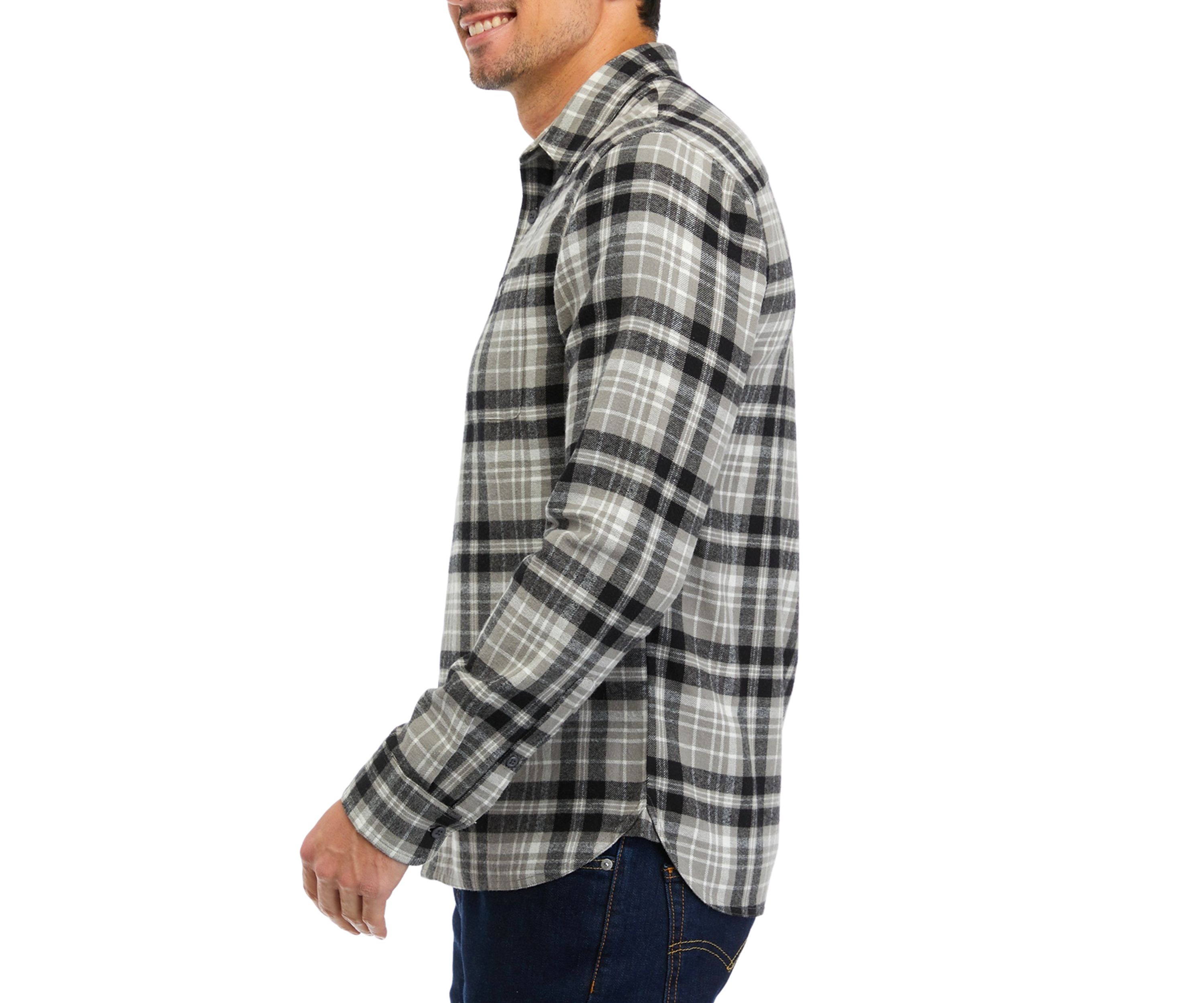 Long Sleeve 2 Pocket Flannel Shirt  