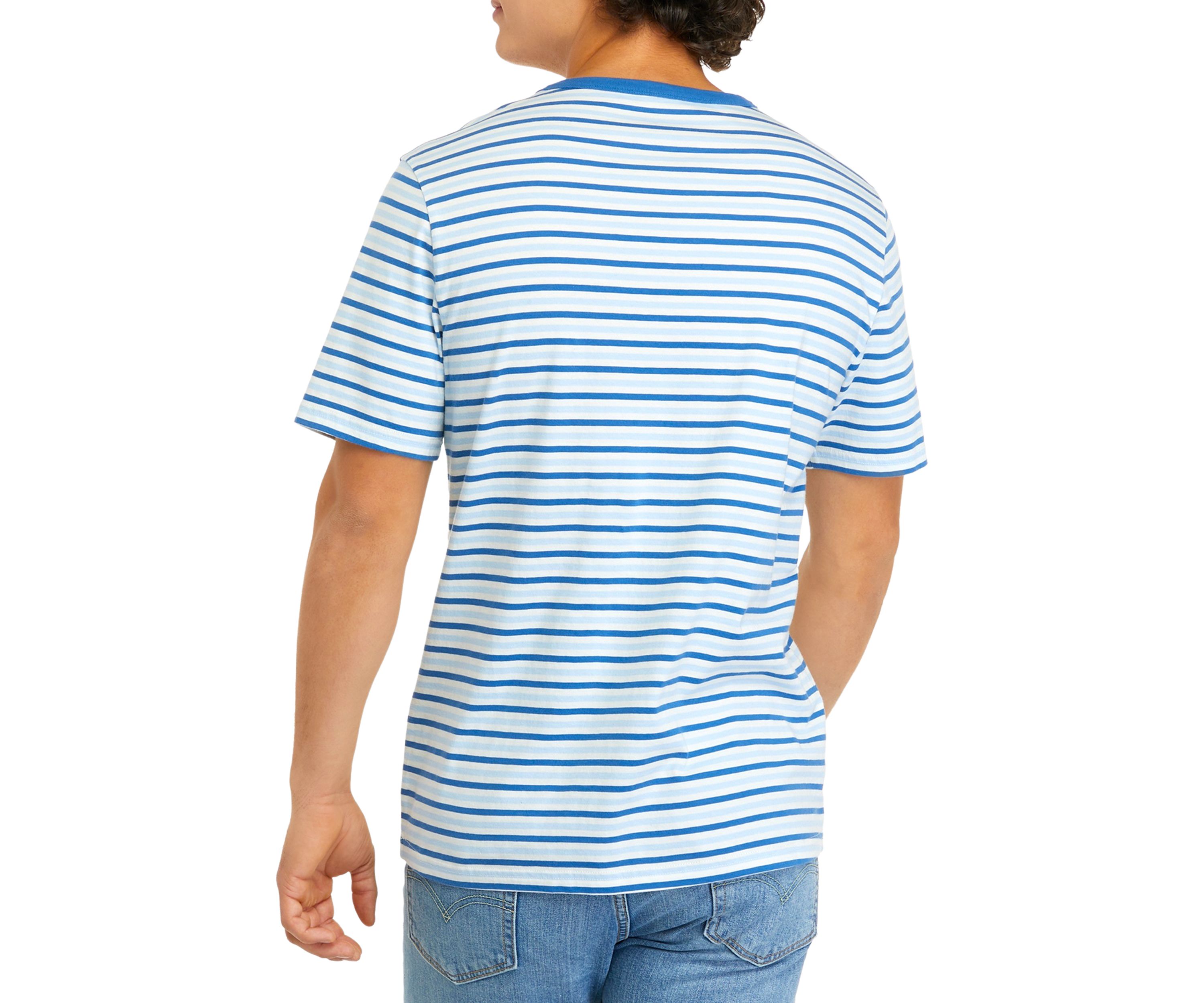 Short Sleeve Crew Neck Striped T-Shirt