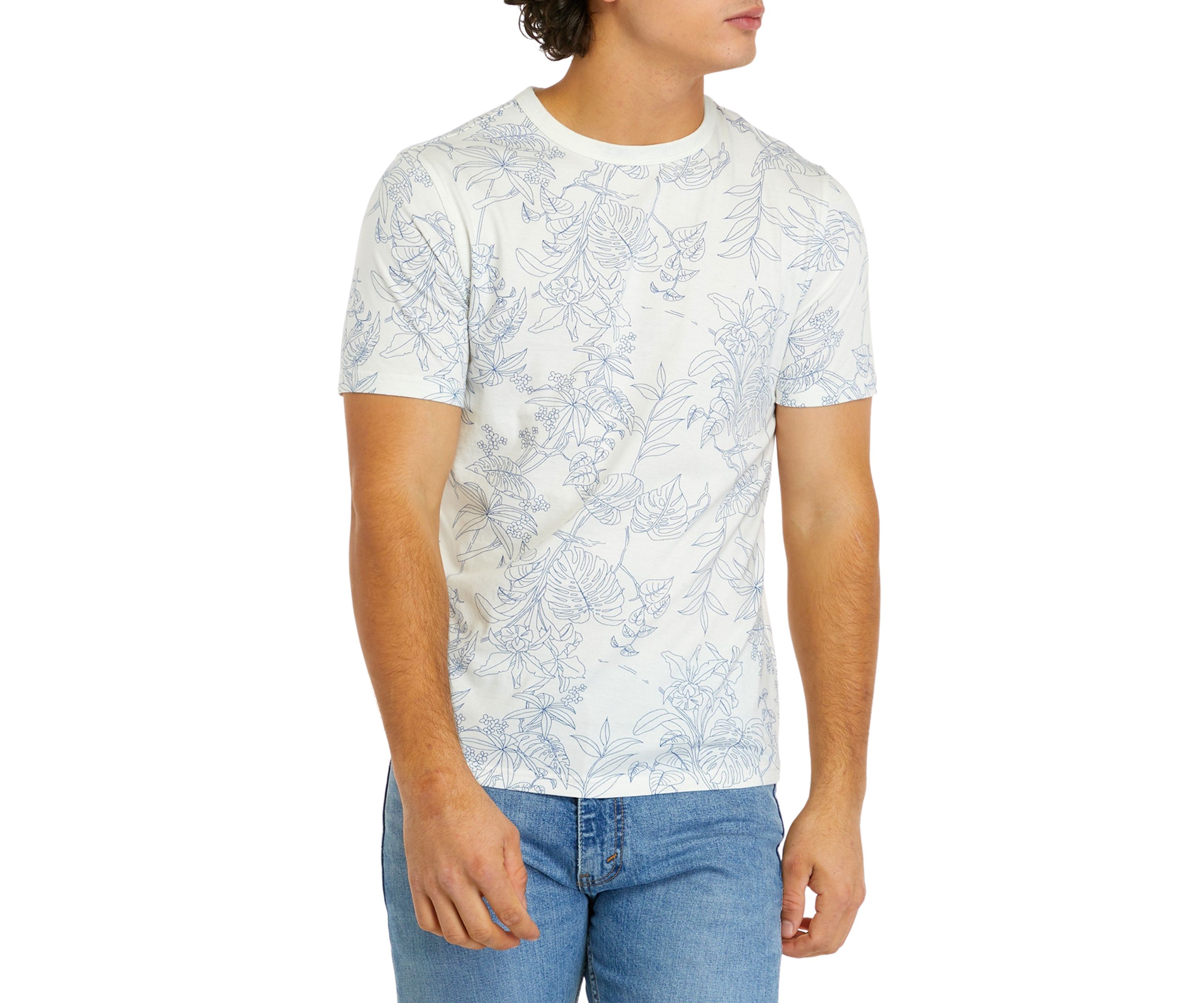 Short Sleeve Crew Neck Printed T-Shirt
