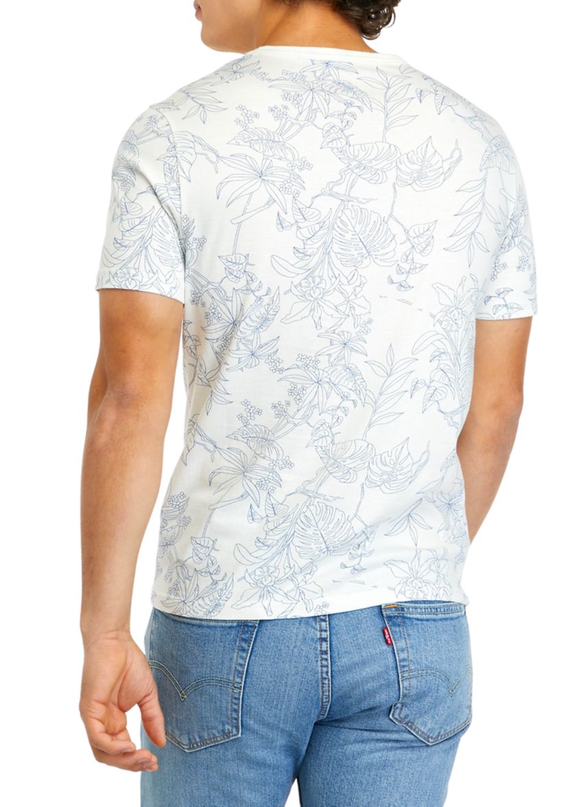 Short Sleeve Crew Neck Printed T-Shirt