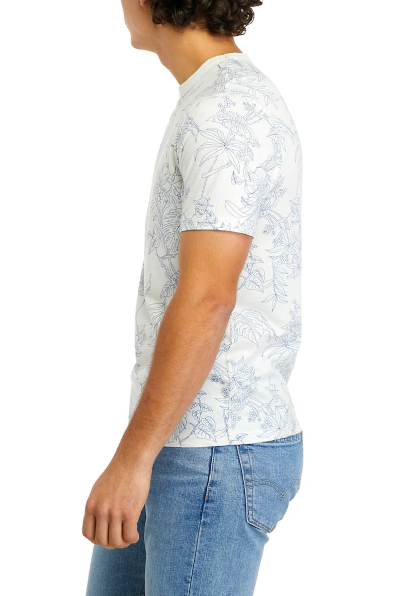 Short Sleeve Crew Neck Printed T-Shirt