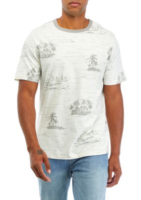 TRUE CRAFT Men's Printed Crew Neck T-Shirt