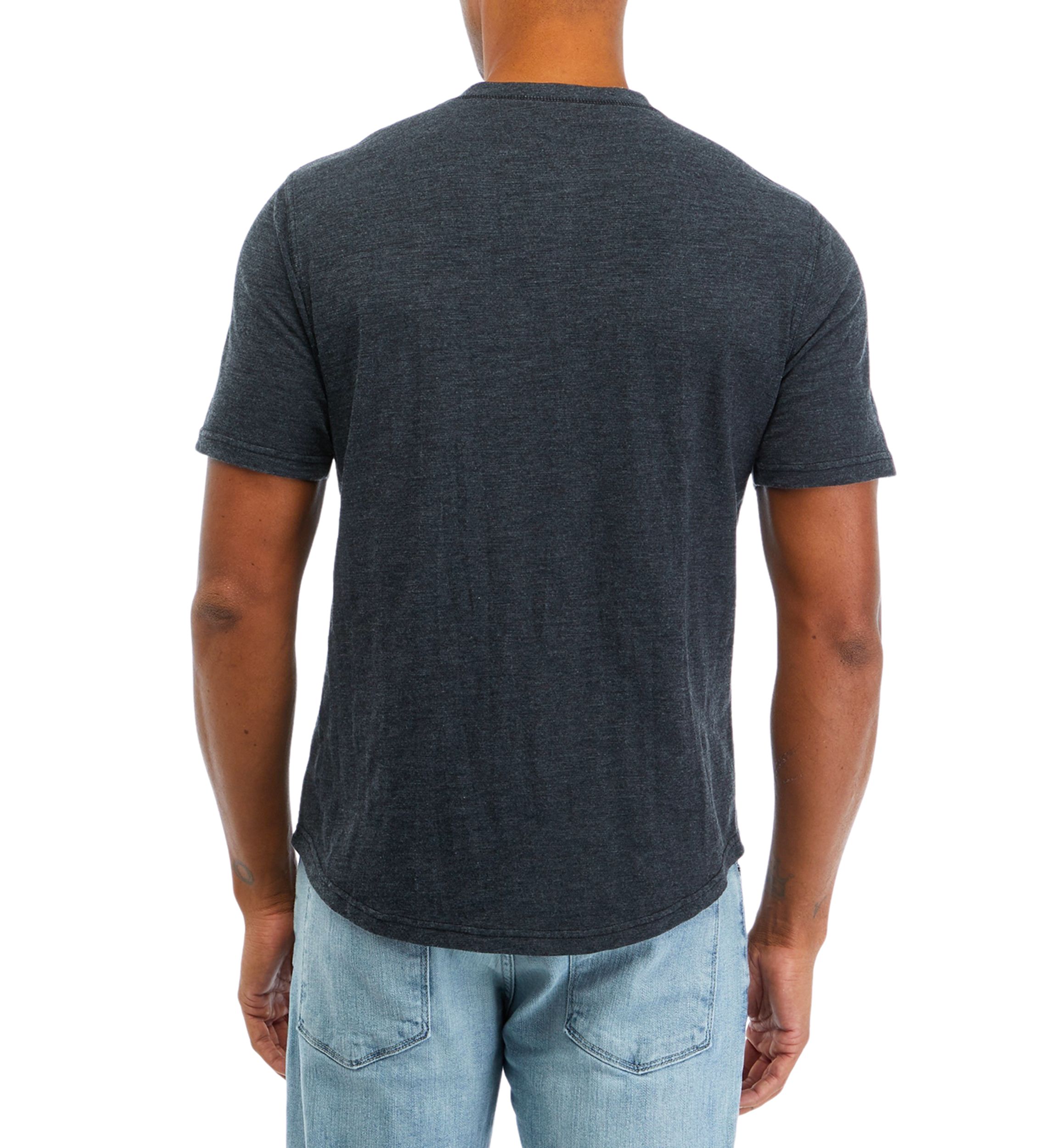 Solid Slub Henley T-Shirt