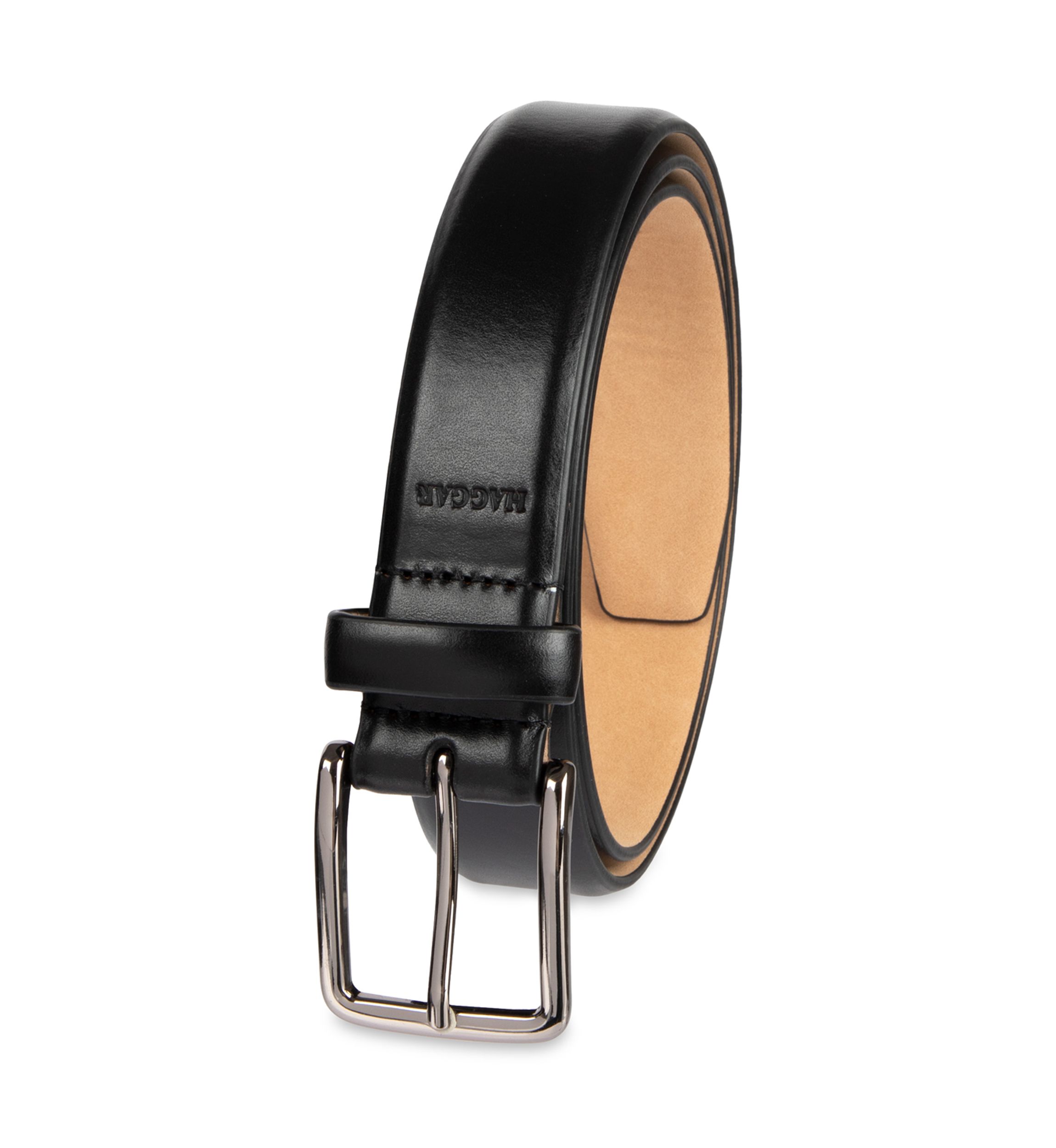 Mens Feather Edge Dress Belt