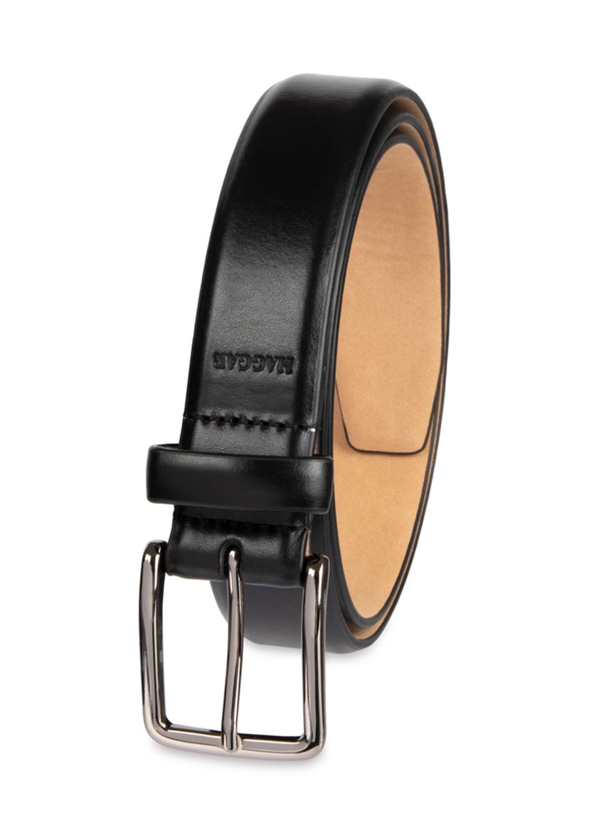 Mens Feather Edge Dress Belt