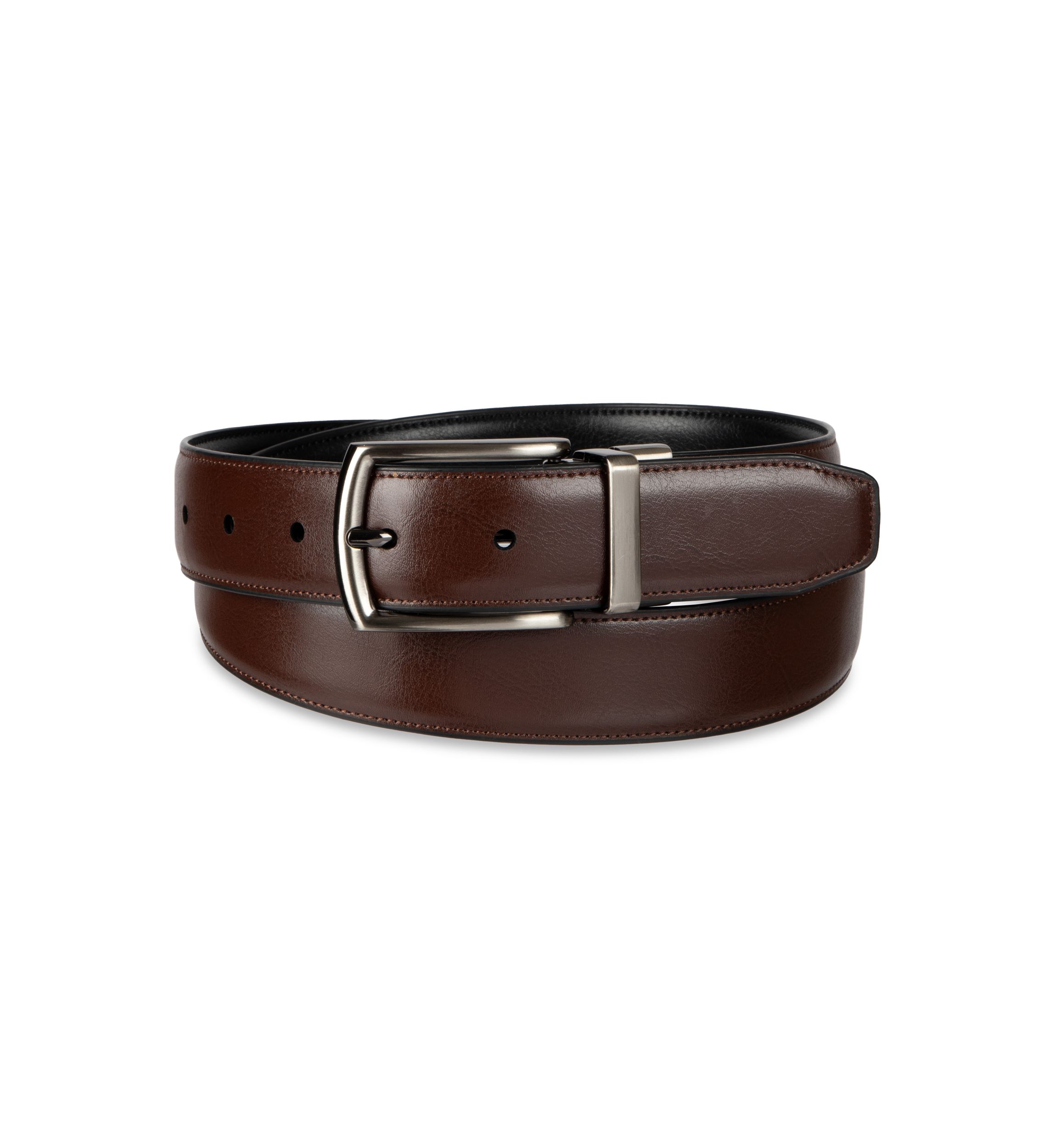 Mens Reversible Stretch Dress Belt