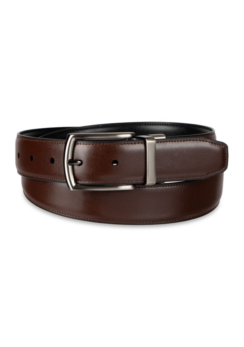 Mens Reversible Stretch Dress Belt