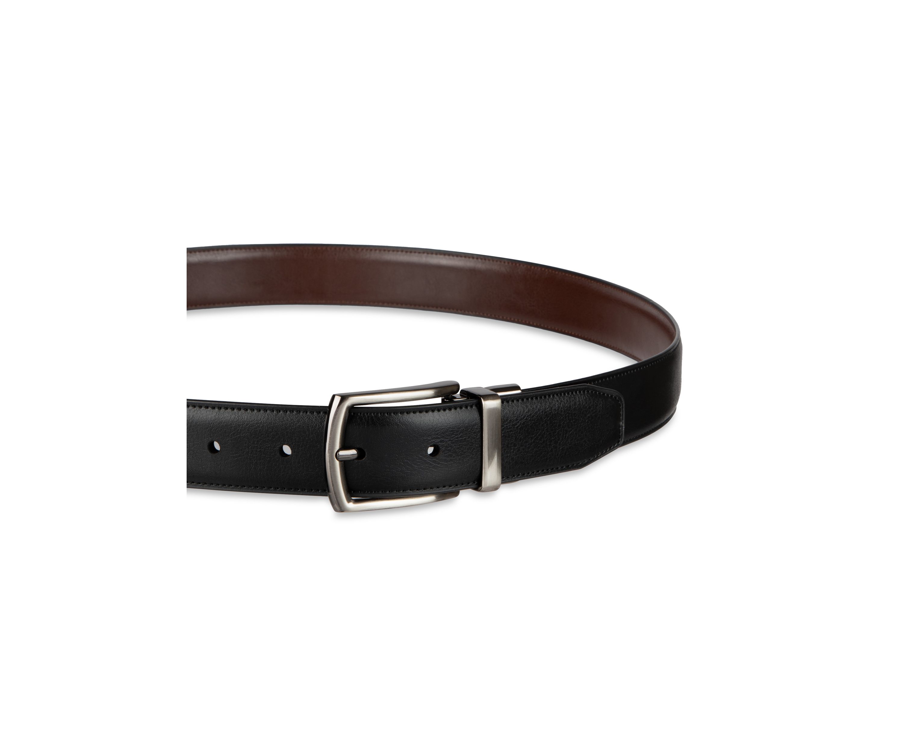 Mens Reversible Stretch Dress Belt