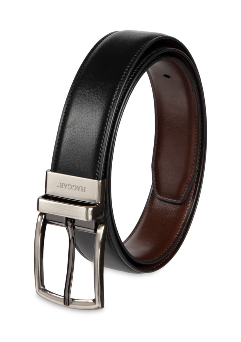 Mens Reversible Stretch Dress Belt