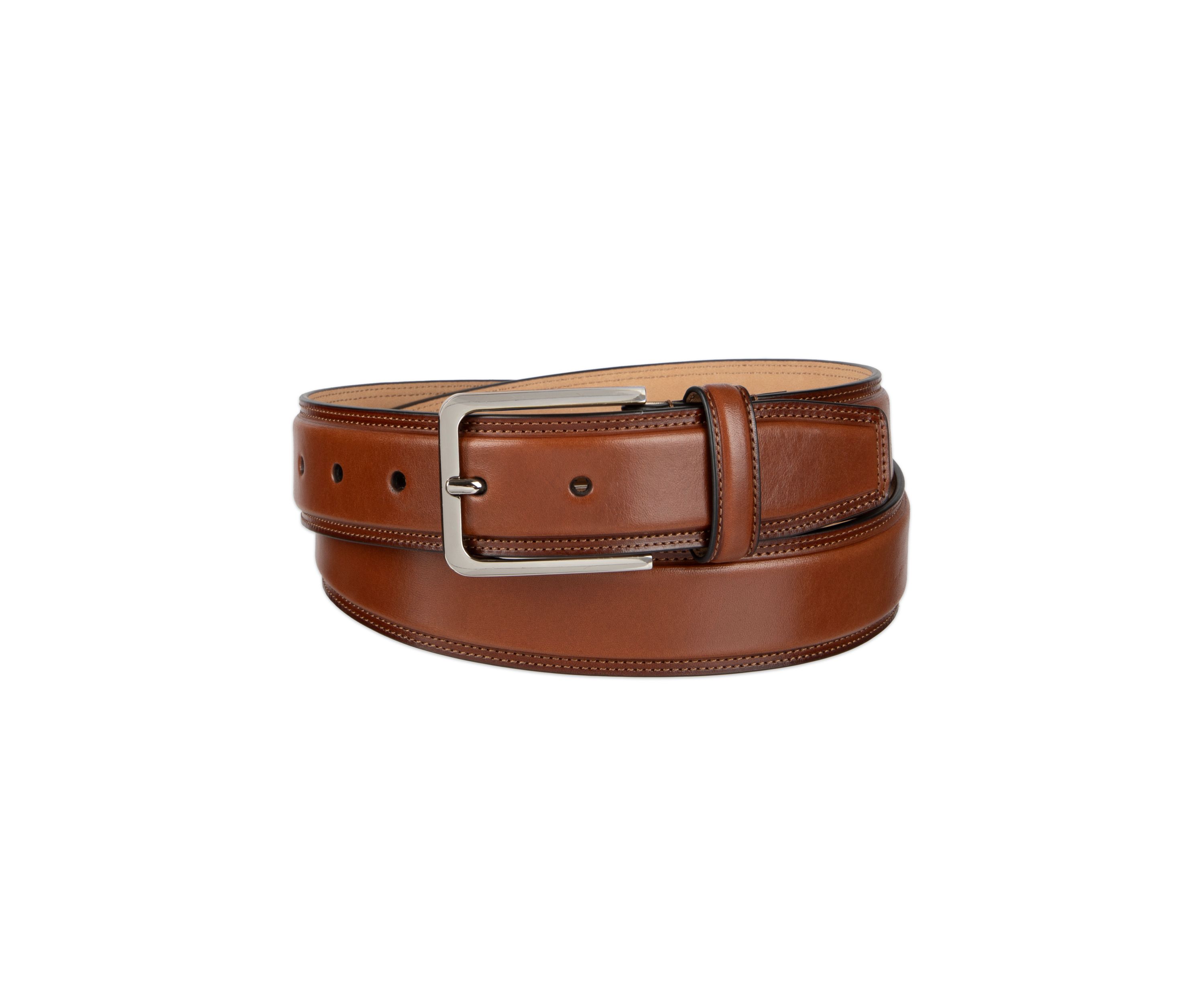 Haggar Mens 2-Row Stitch Casual Belt