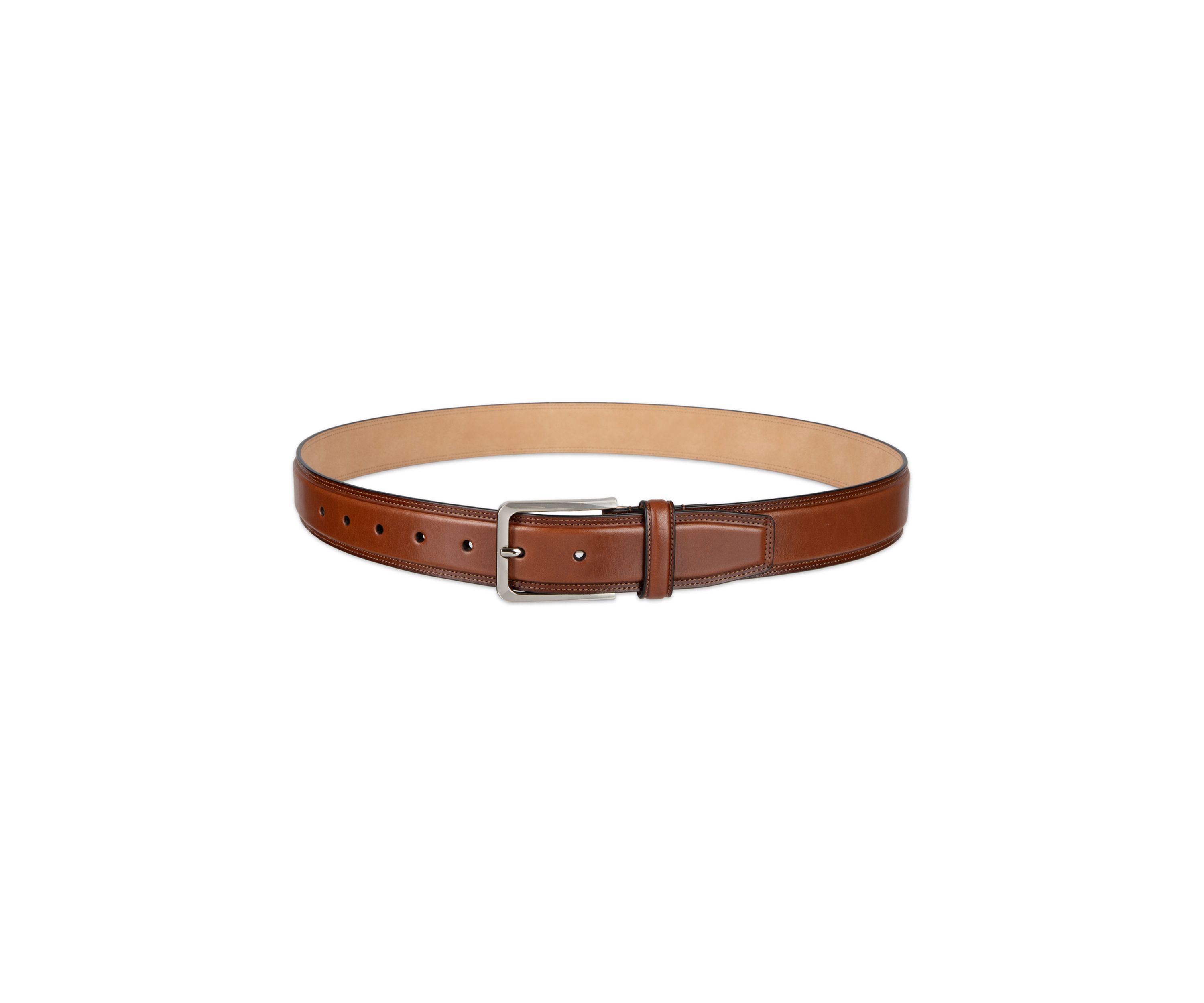 Haggar Mens 2-Row Stitch Casual Belt
