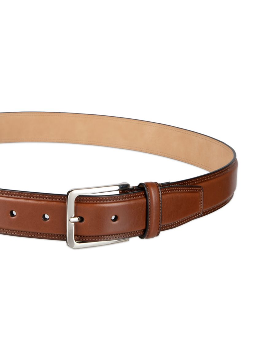 Haggar Mens 2-Row Stitch Casual Belt