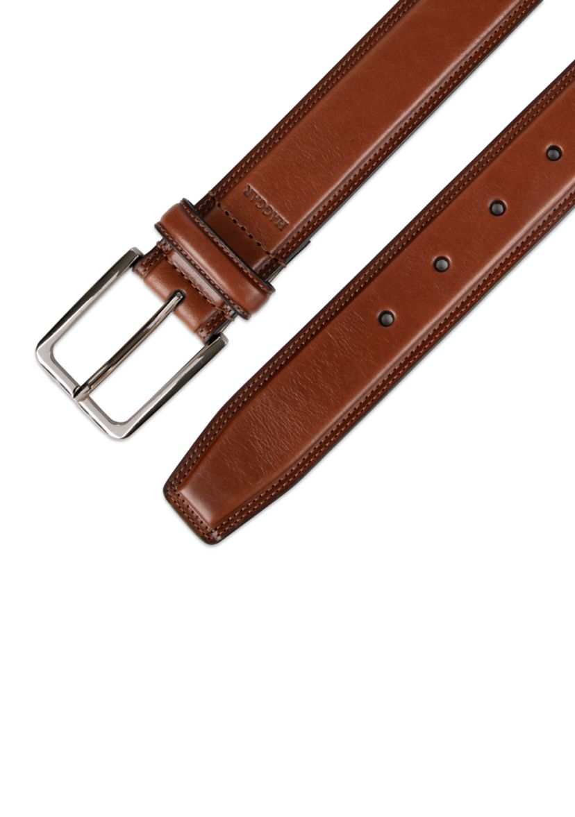 Haggar Mens 2-Row Stitch Casual Belt