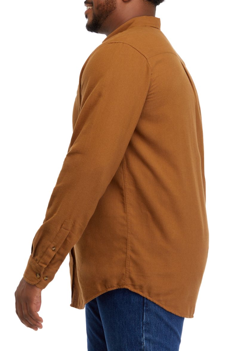 Big & Tall Long Sleeve Flannel Shirt 