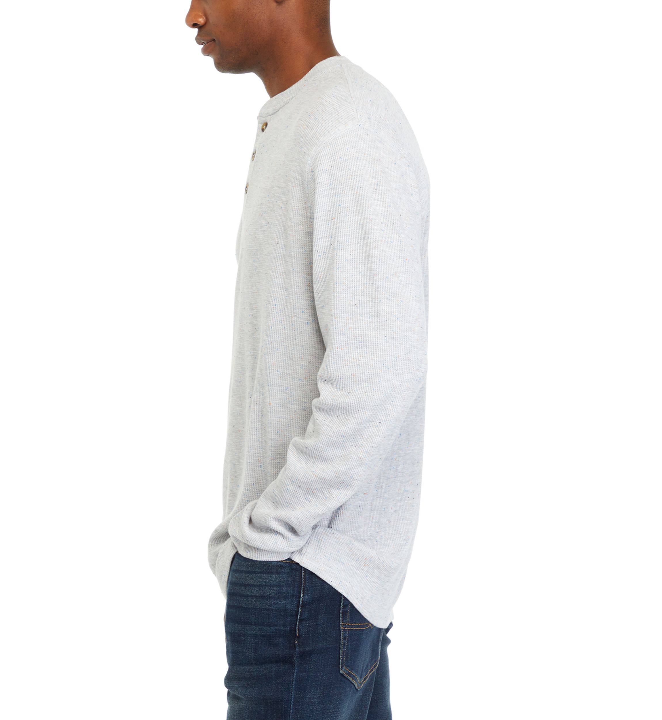 Long Sleeve Thermal Henley Shirt