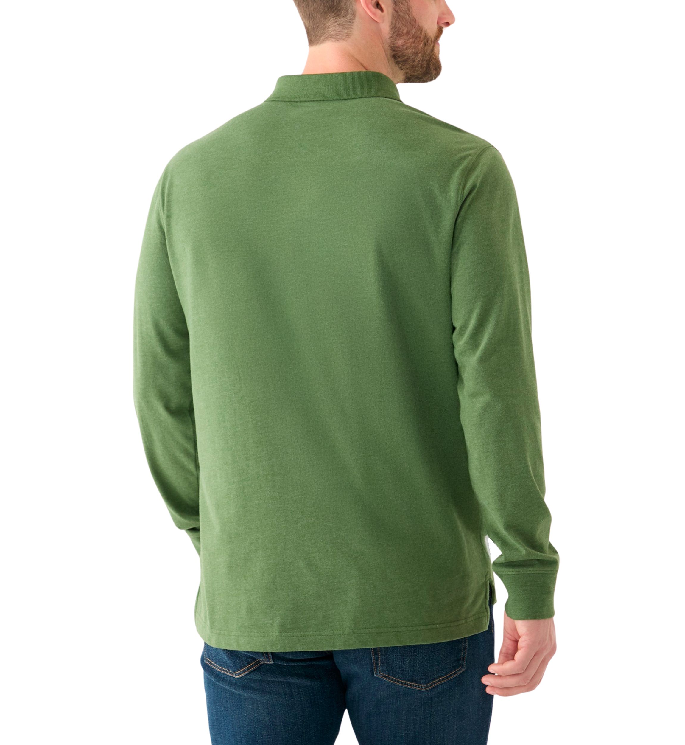 Long Sleeve Jersey Polo Shirt
