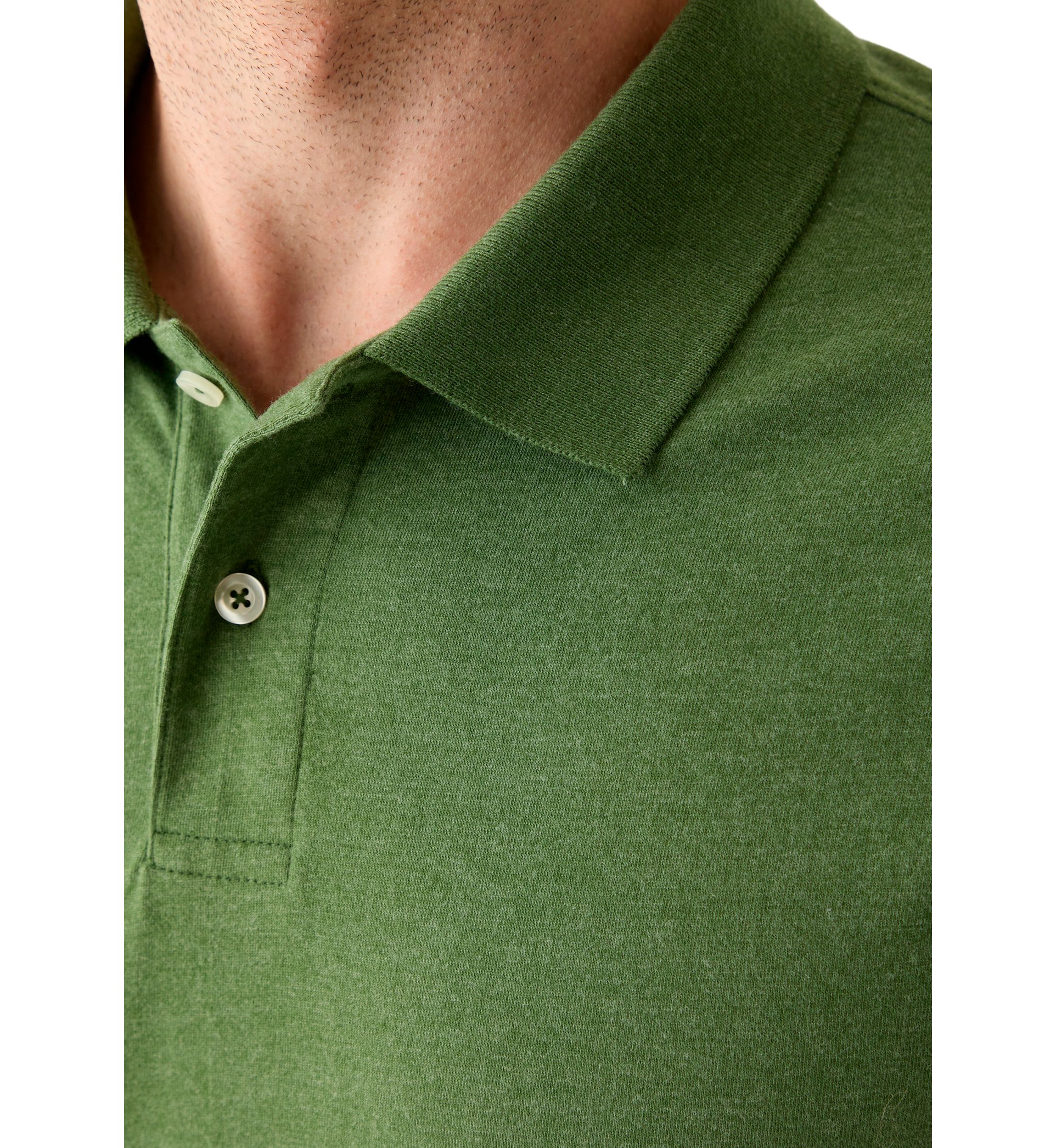 Long Sleeve Jersey Polo Shirt