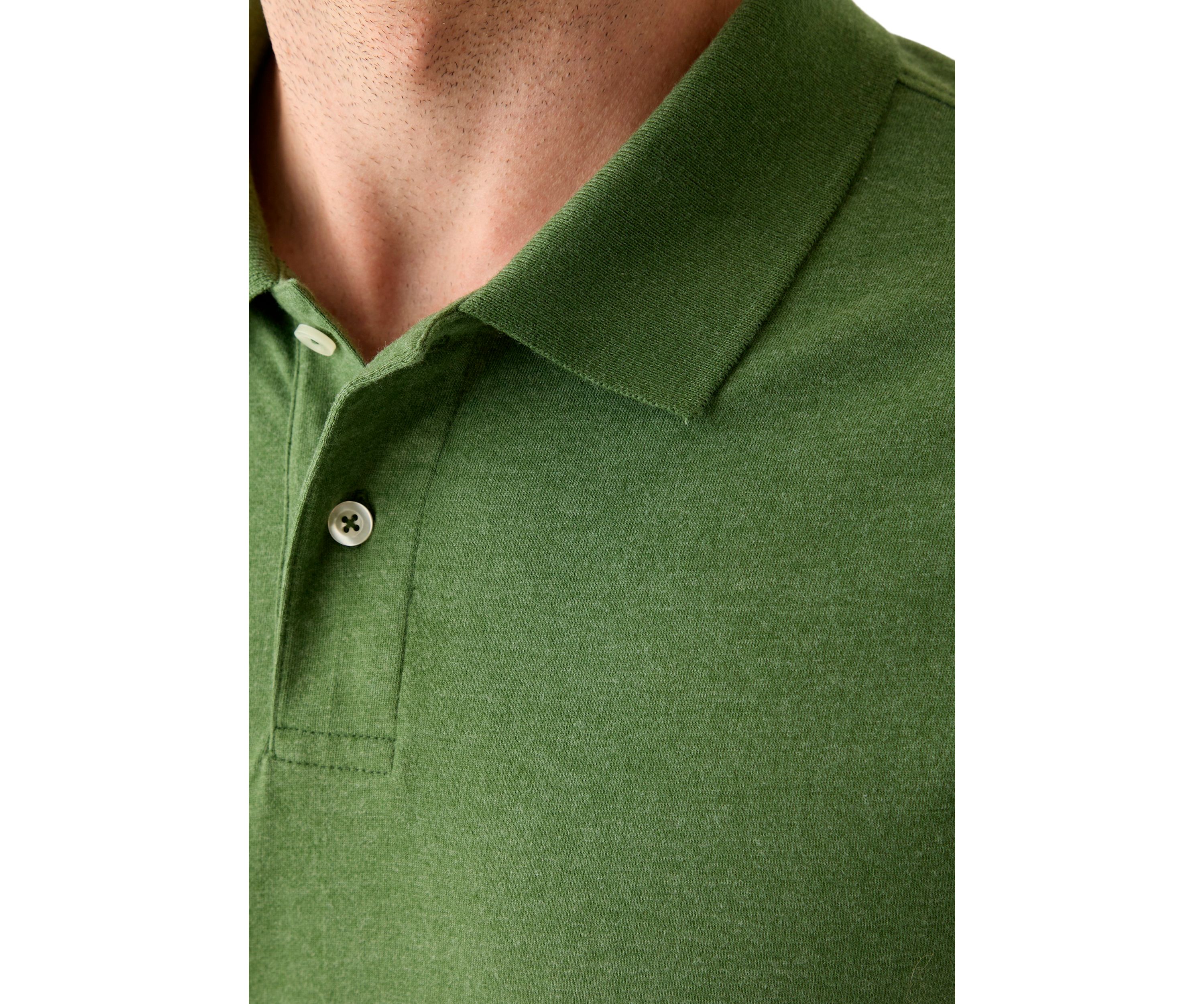 Long Sleeve Jersey Polo Shirt