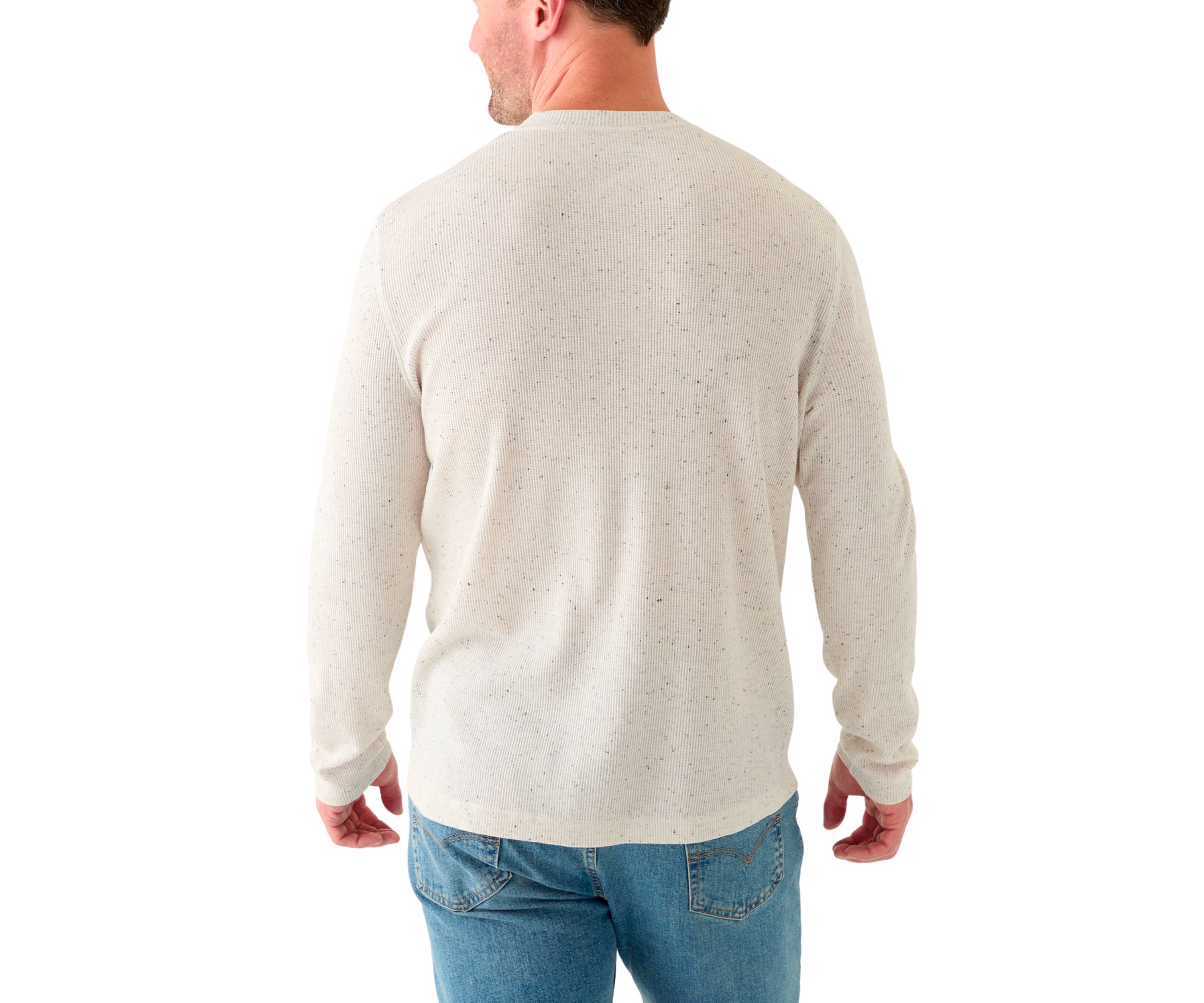 Long Sleeve Thermal Henley Shirt