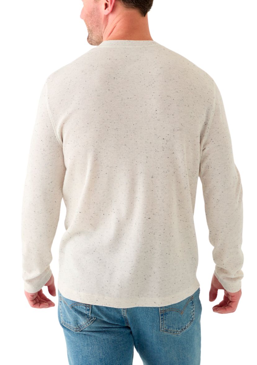 Long Sleeve Thermal Henley Shirt