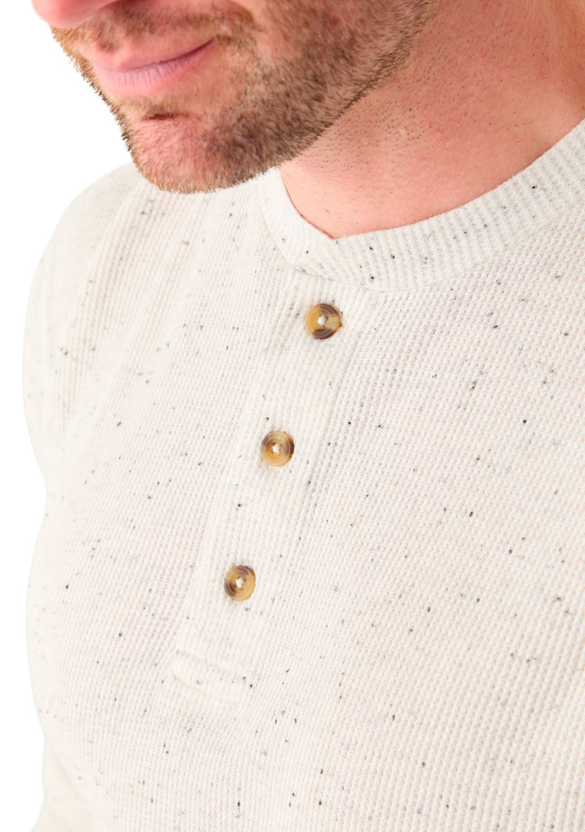 Long Sleeve Thermal Henley Shirt