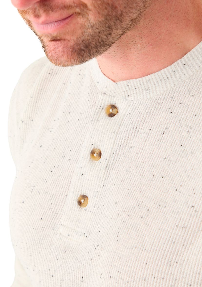 Long Sleeve Thermal Henley Shirt