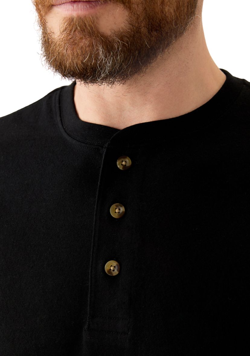 Short Sleeve Jersey Henley Shirt