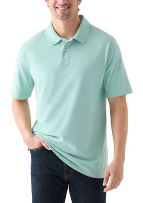 Saddlebred Men's Short Sleeve Jersey Polo Shirt, 2XL