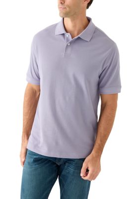 Saddlebred Men's Short Sleeve Pique Polo Shirt, XL