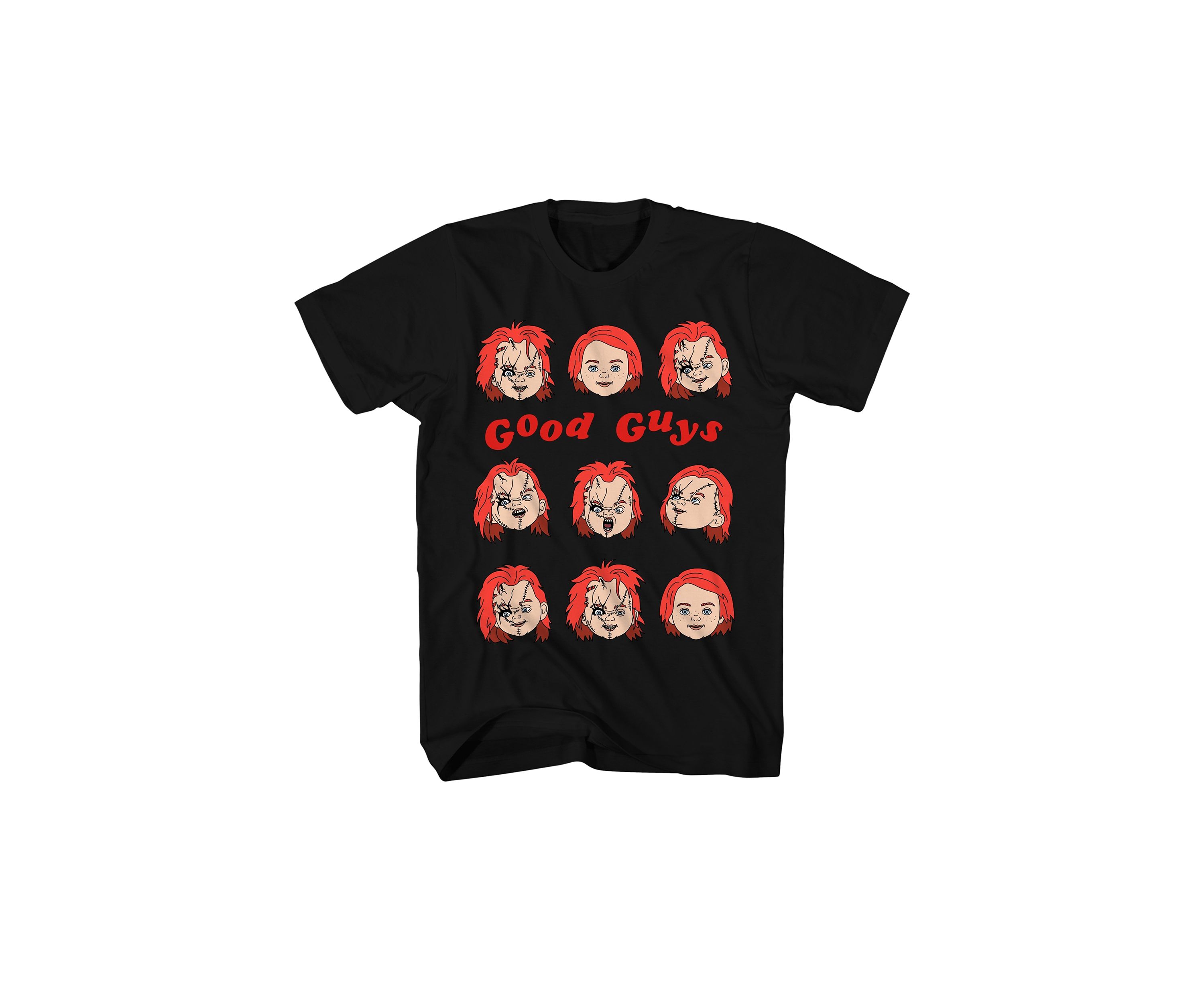 Short Sleeve Chucky Heads Graphic T-Shirt 