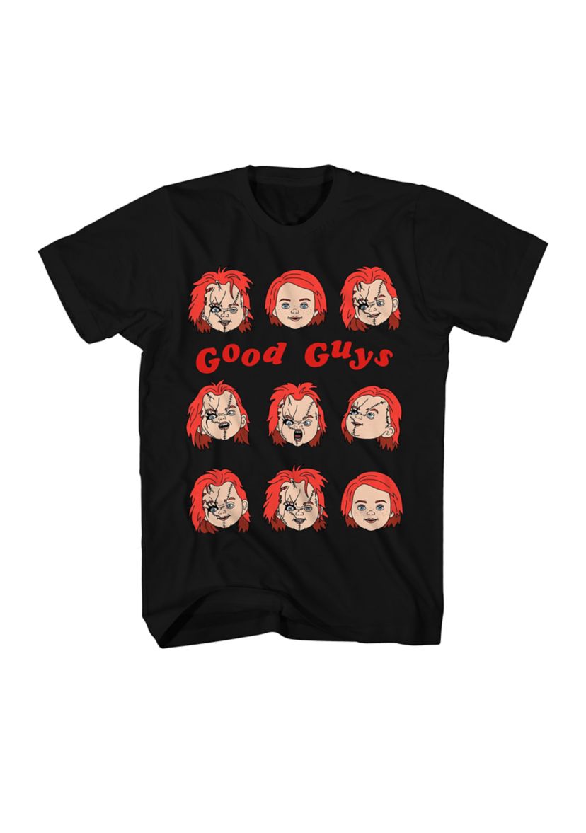 Short Sleeve Chucky Heads Graphic T-Shirt 