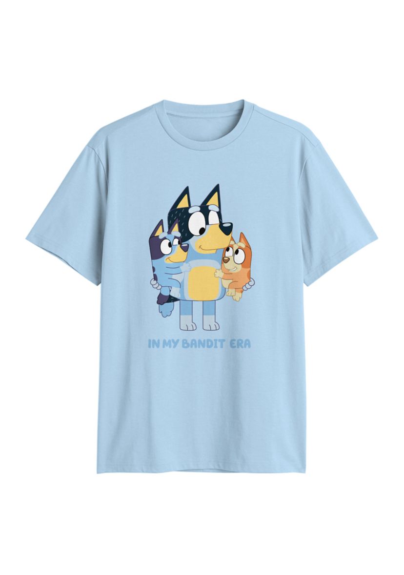 Mens Bluey Worlds Best Dad Graphic T-Shirt