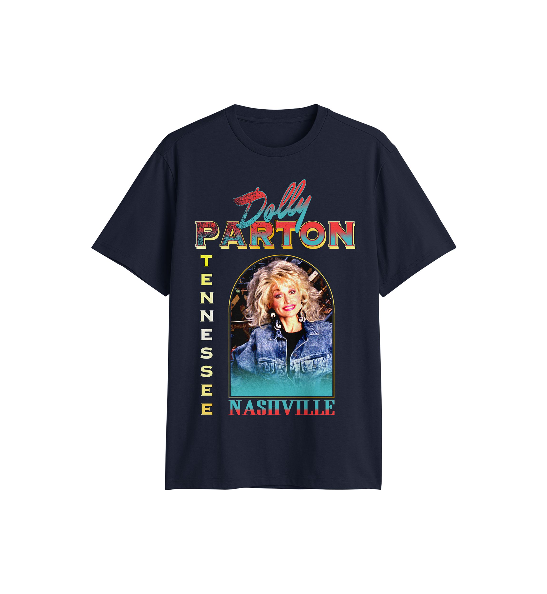 Smiling Dolly Parton Graphic T-Shirt 