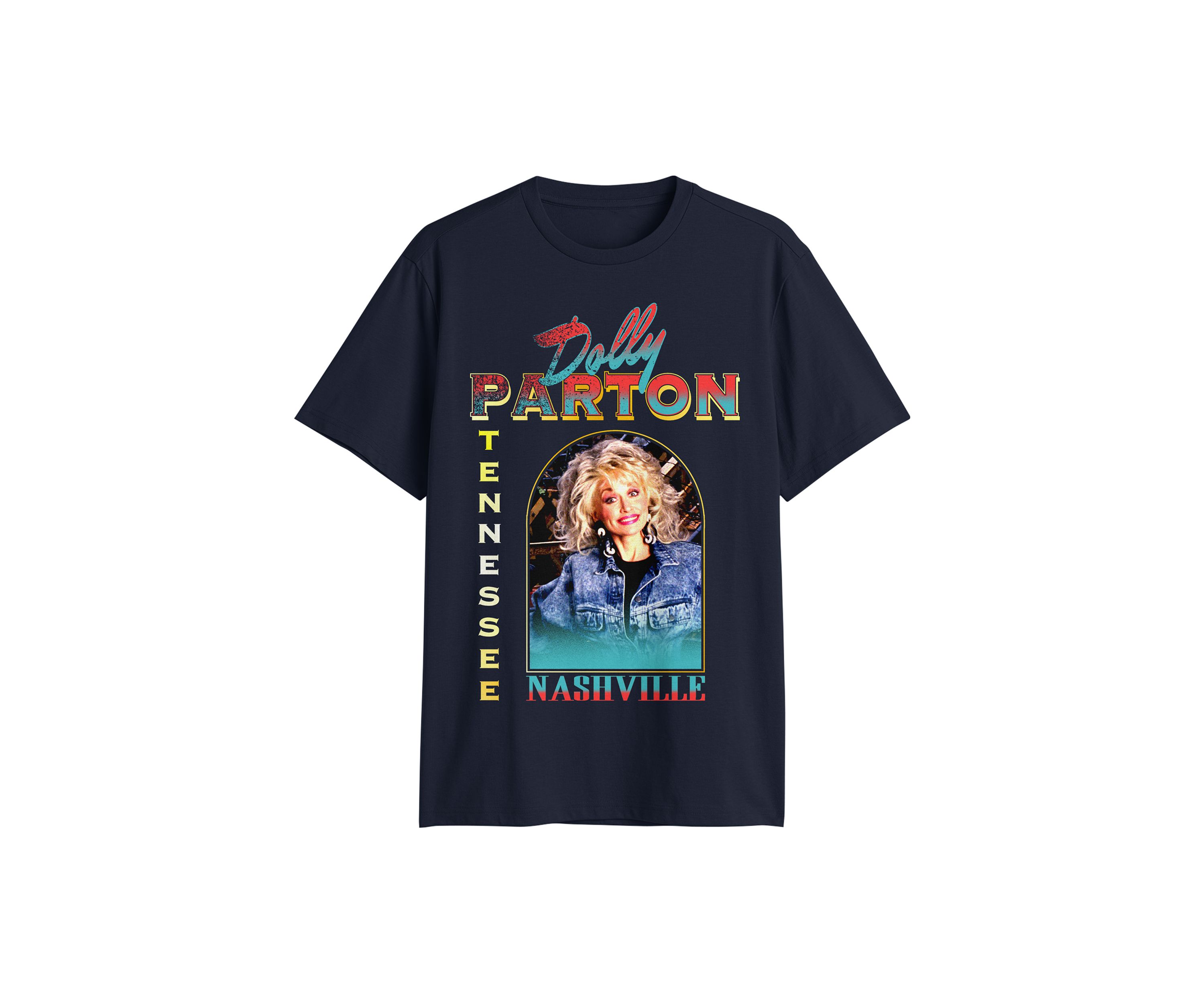 Smiling Dolly Parton Graphic T-Shirt 