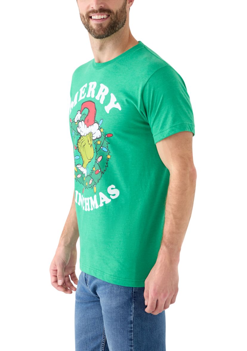Mens Merry Grinchmas Short Sleeve T-Shirt