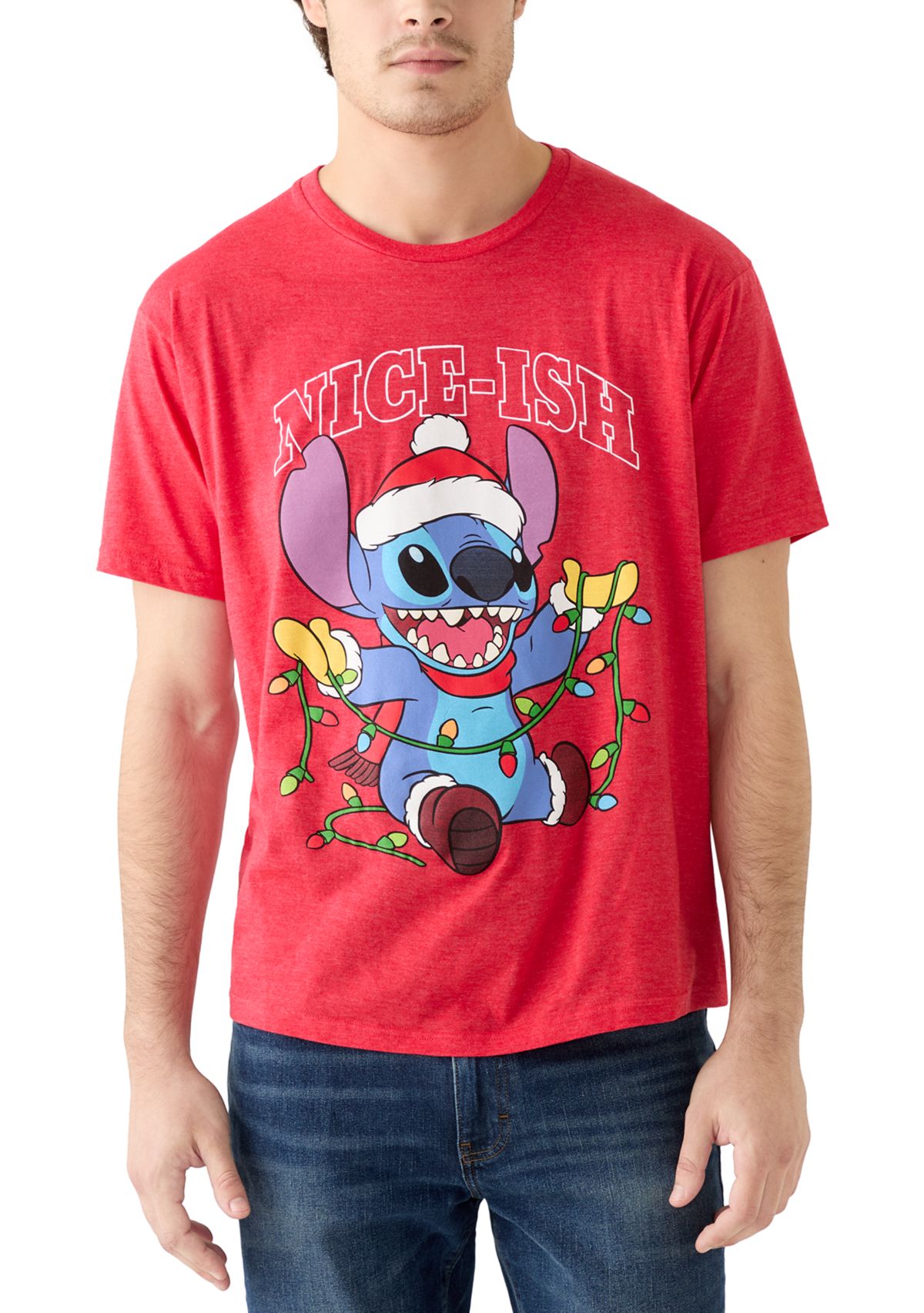 Mens Stitch Niceish Graphic T-Shirt