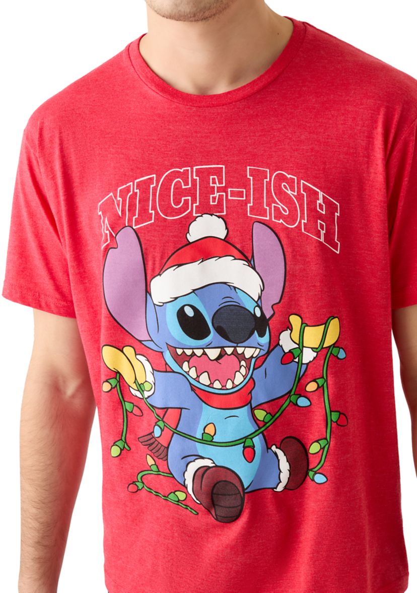 Mens Stitch Niceish Graphic T-Shirt