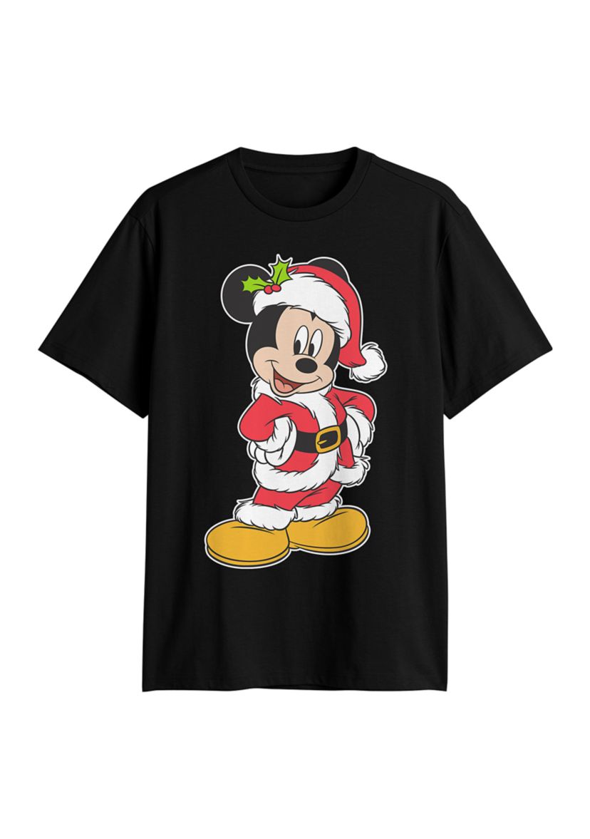 Santa Mickey Hand Hips Graphic T-Shirt