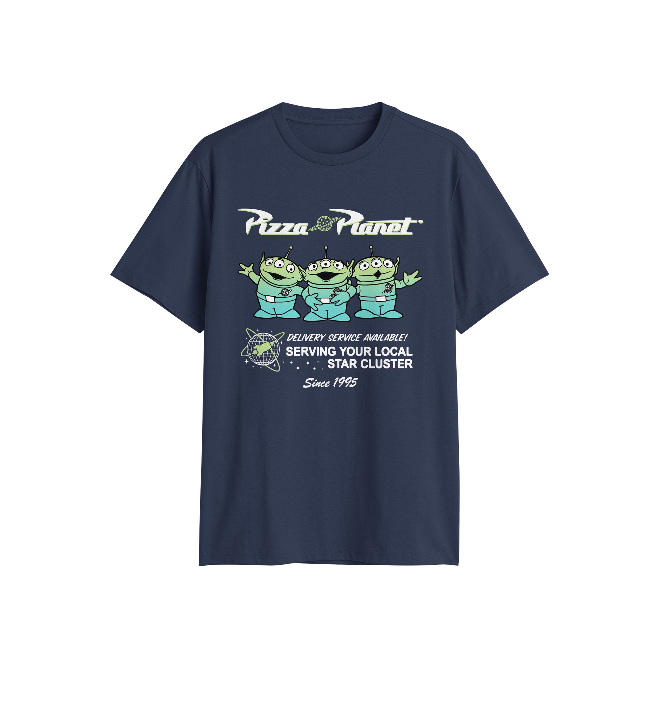 Mens Pizza Planet Graphic T-Shirt