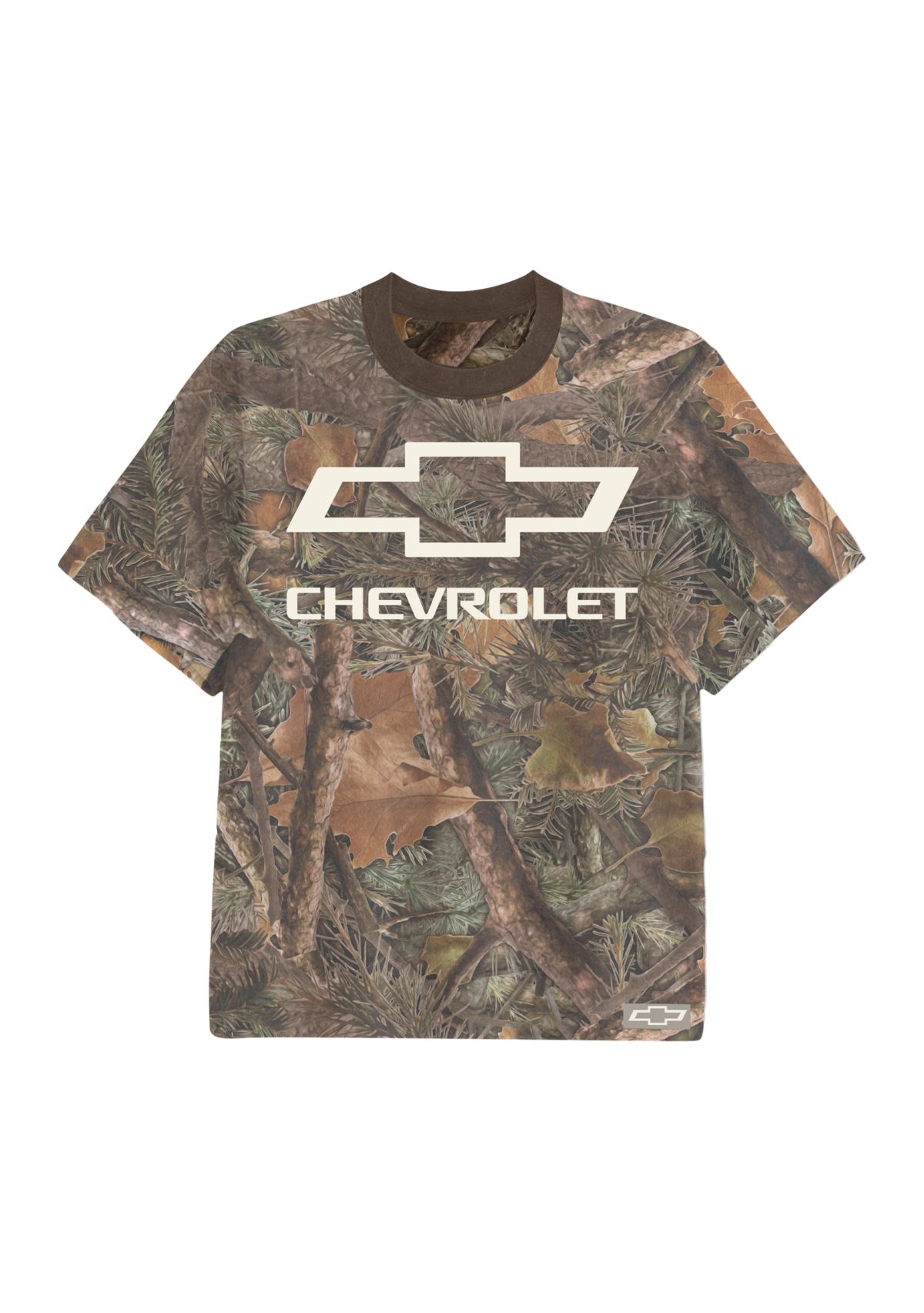 Short Sleeve Camo Chevy Graphic T-Shirt 