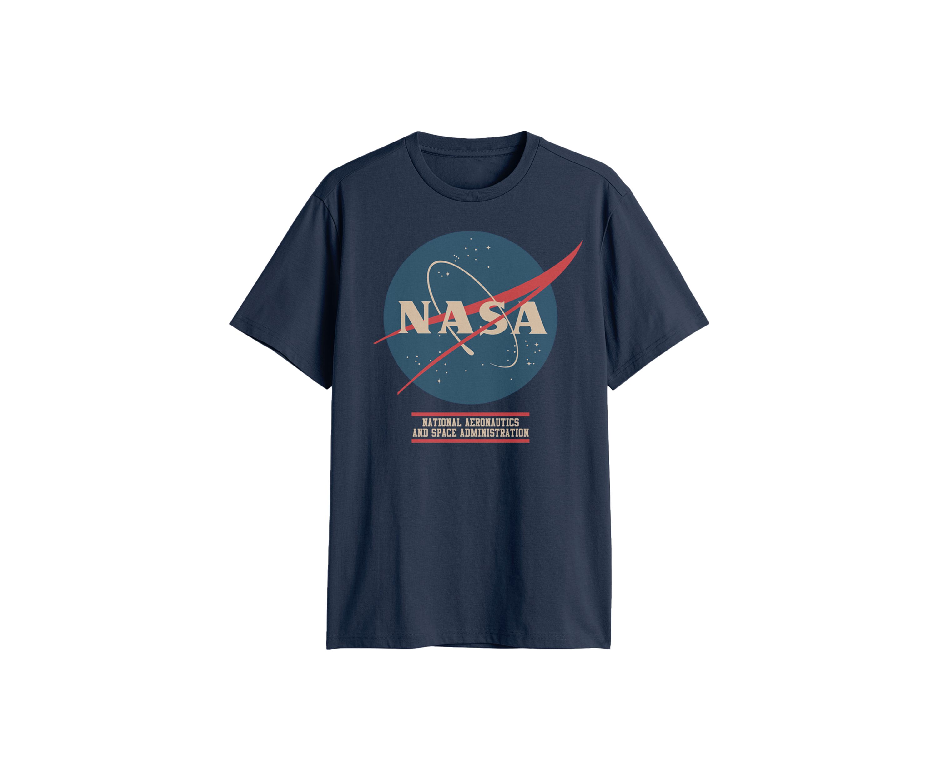 Nasa Faded Graphic T-Shirt 