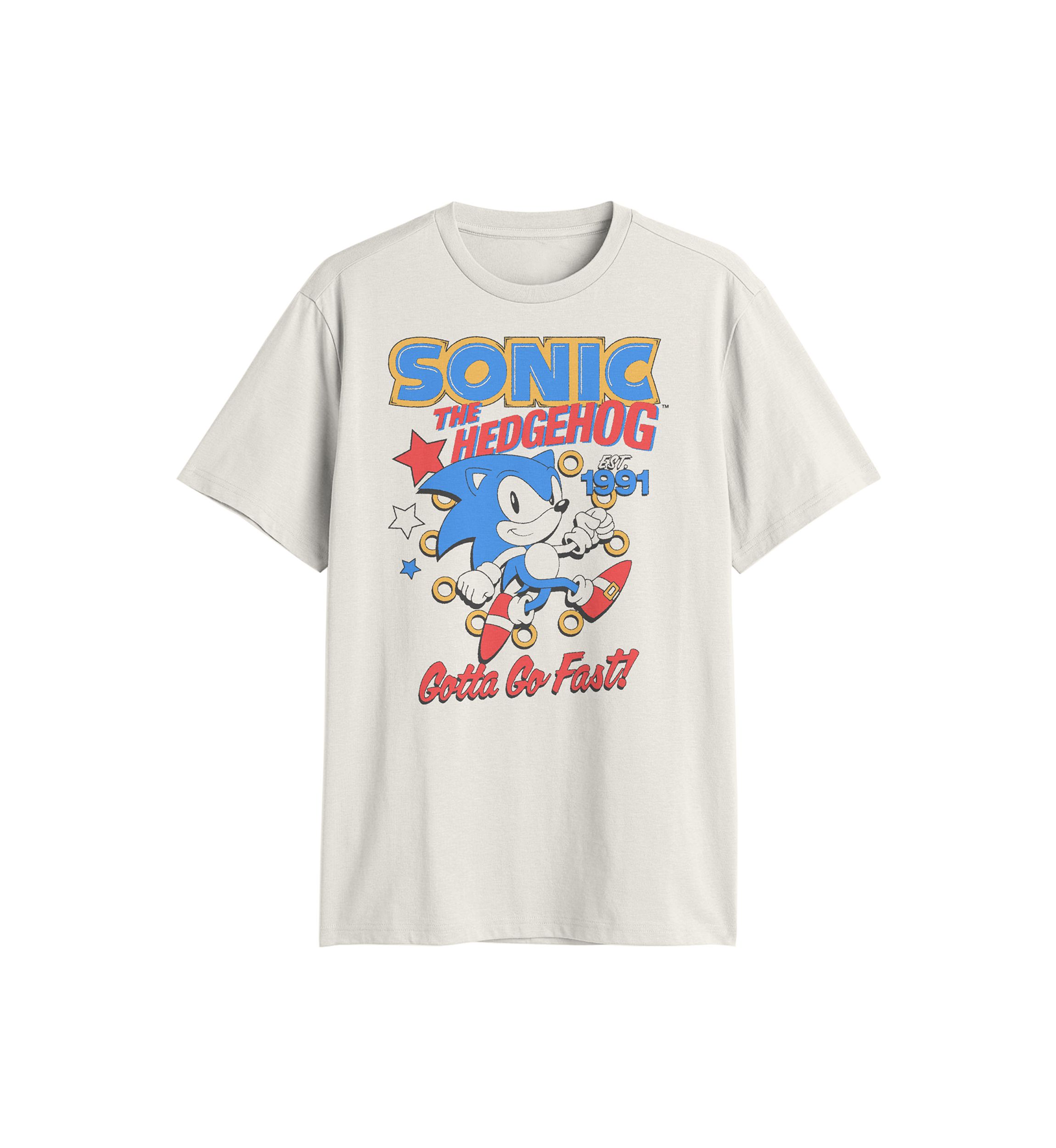 Sporty Sonic Graphic T-Shirt