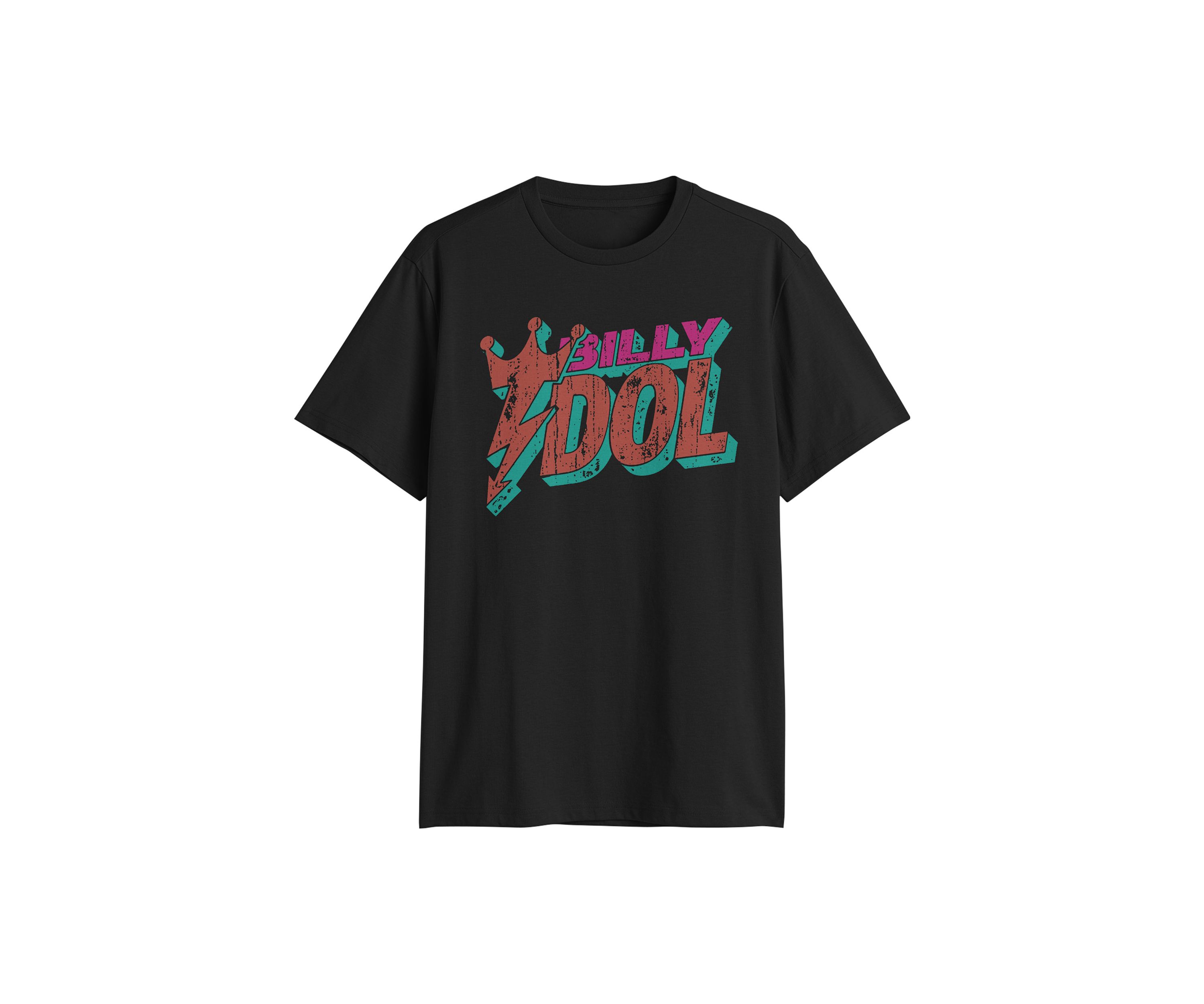 Short Sleeve Billy Idol Graphic T-Shirt 