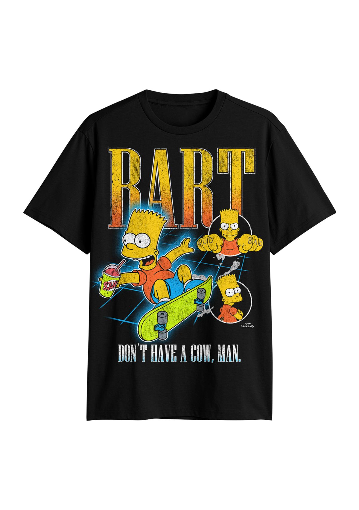 Bart Flying Short Sleeve Graphic T-Shirt