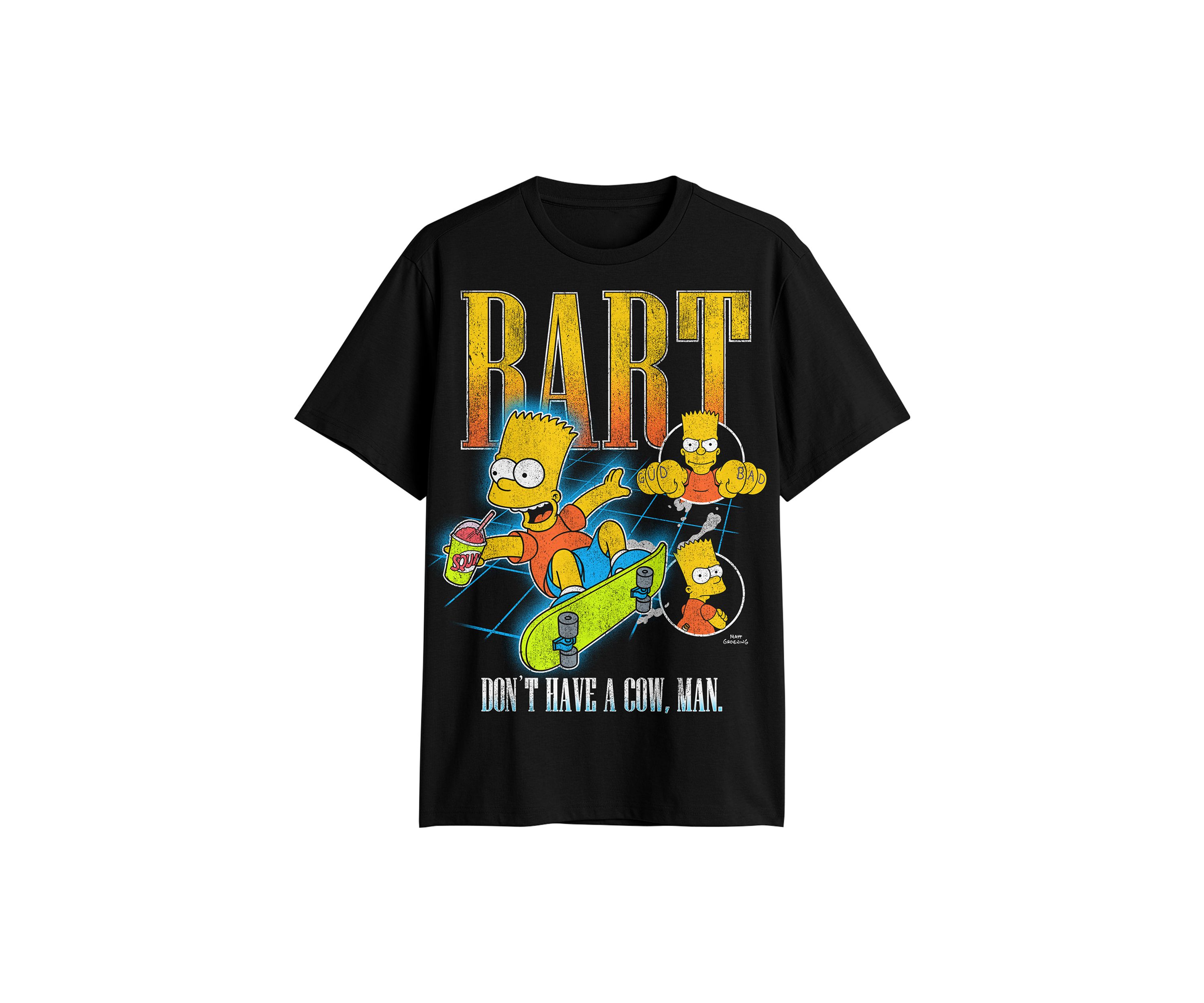 Bart Flying Short Sleeve Graphic T-Shirt