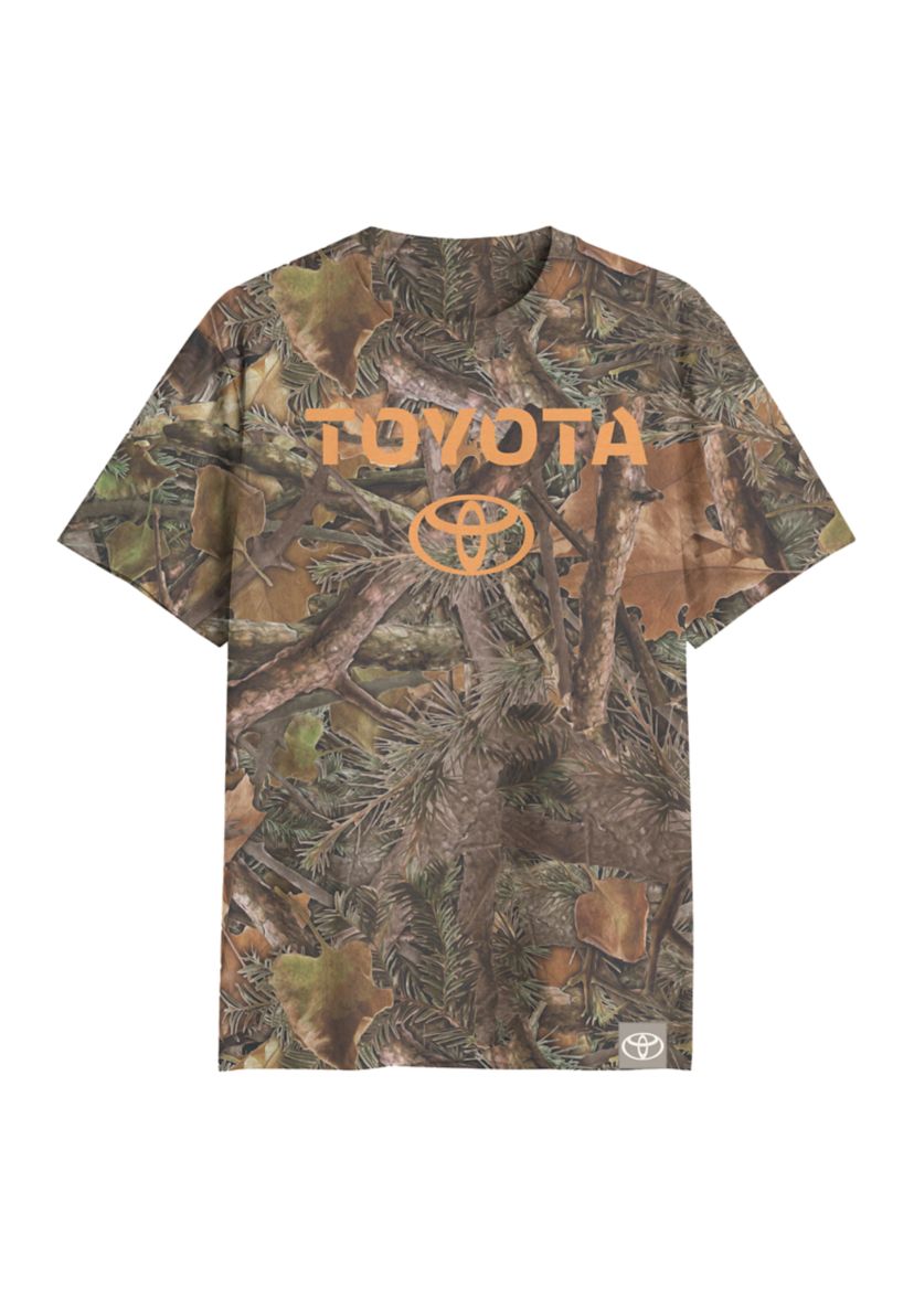 Short Sleeve Camo Graphic Logo T-Shirt 
