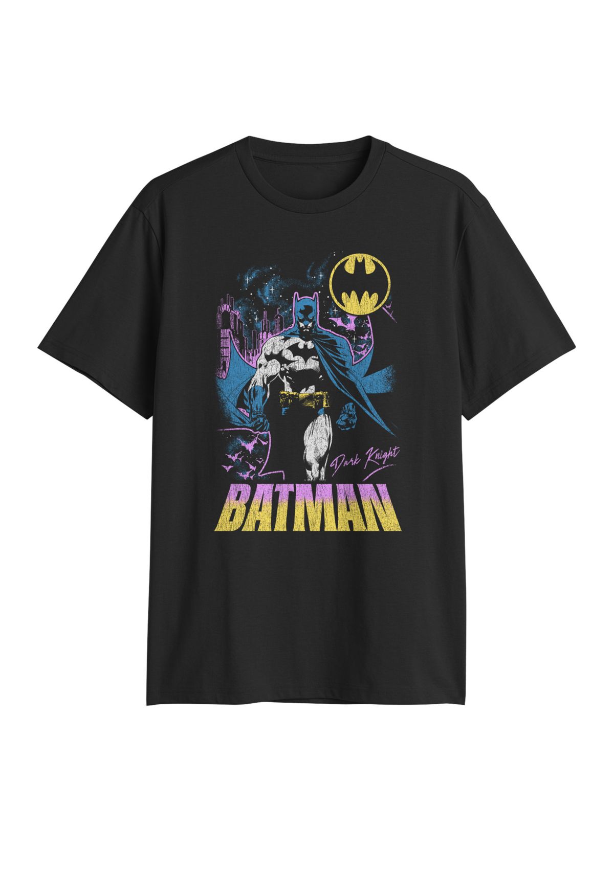 Mens Batman Night City Graphic T-Shirt