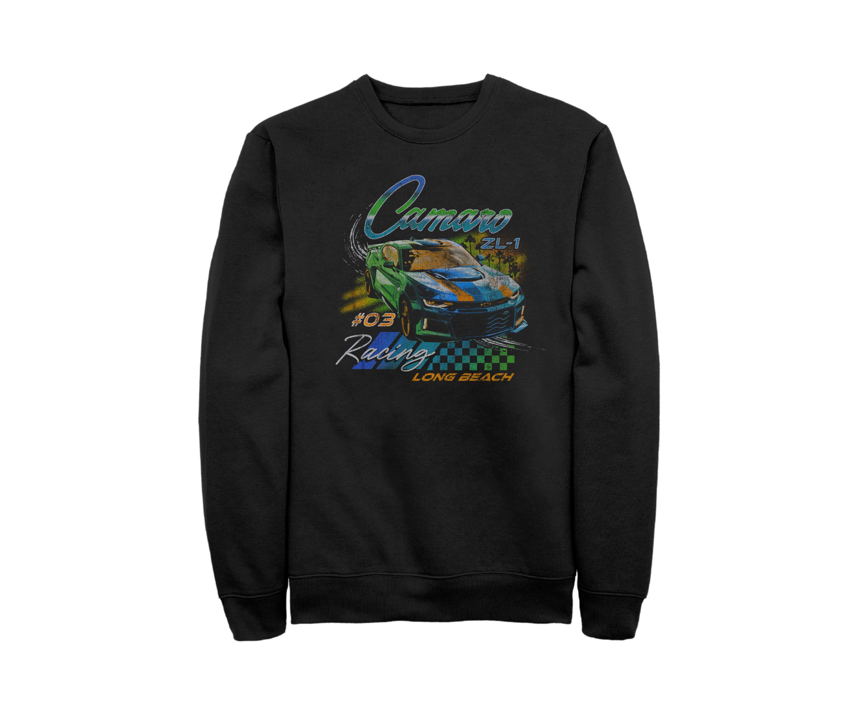 Camaro Racer Graphic Crew Fleece Sweatshirt