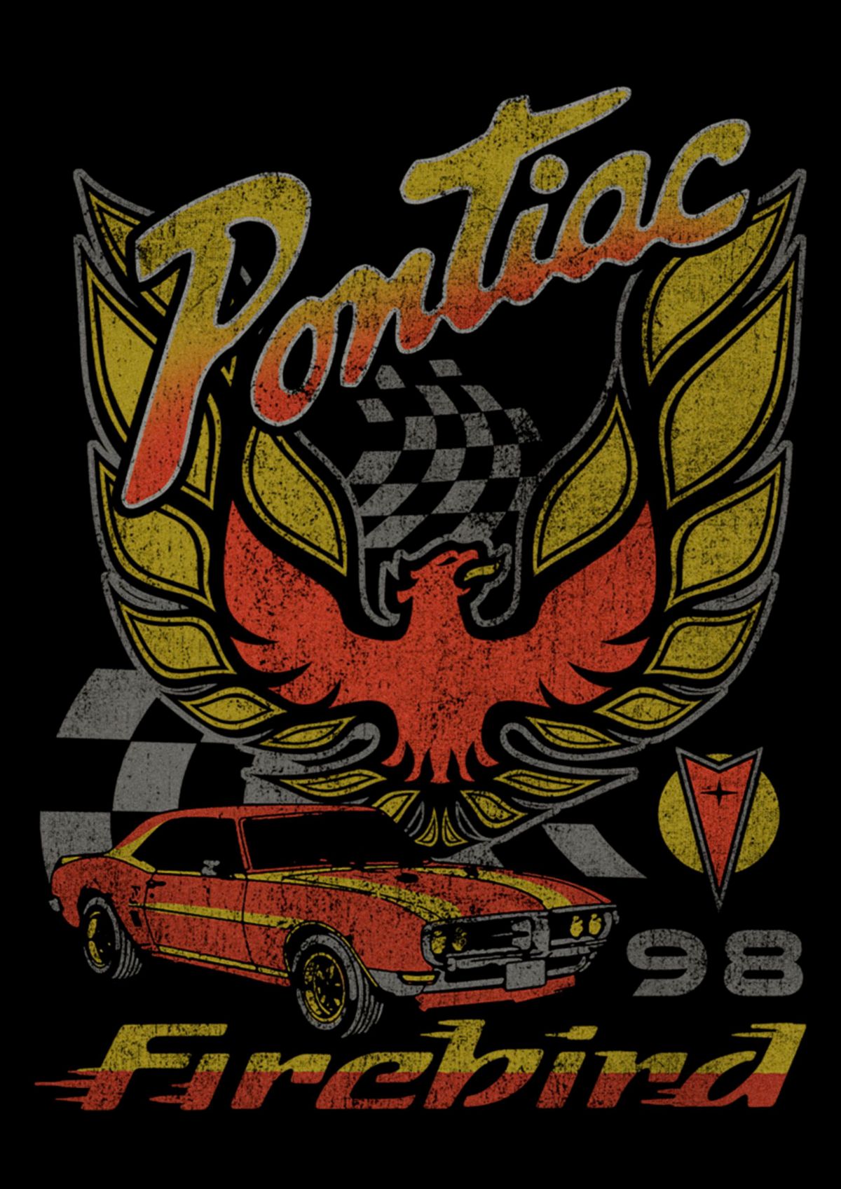 Firebird Race Graphic Crew Fleece Sweatshirt